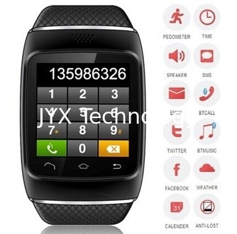 1,54 de la &quot; pantallas táctiles capacitivas alta definición, pulsera del reloj del bluetooth con el podómetro proveedor